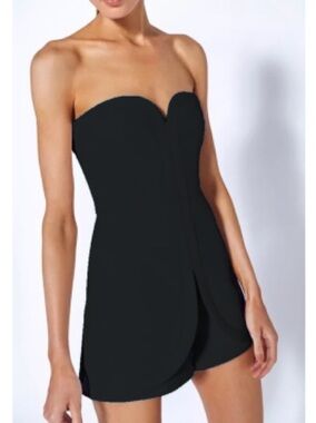 Alexis Rare Romper in Charcoal